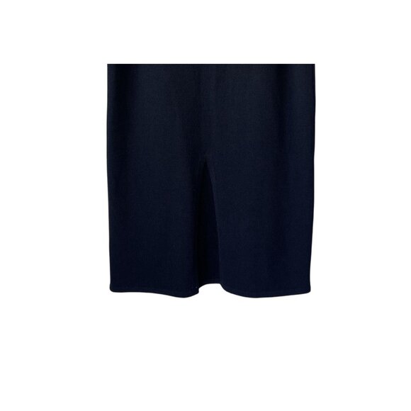 St. John Santana Knit Midi Skirt Size 10 Lagenlook Capsule Wardrobe Classic - Picture 6 of 10